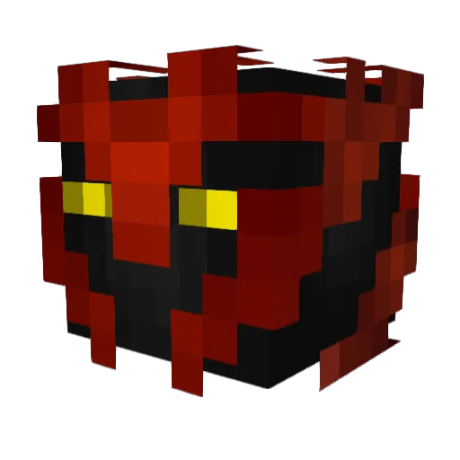 Kardrow Minecraft avatar head, 3D render