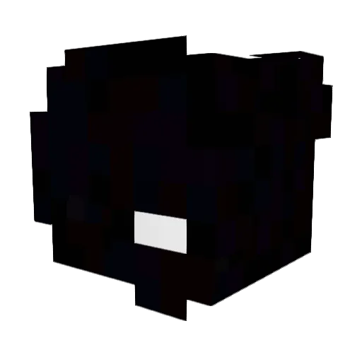 Kare_Gojuon Minecraft avatar head, 3D render