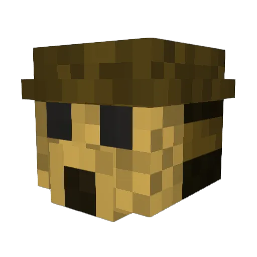 Kareby2 Minecraft avatar head, 3D render
