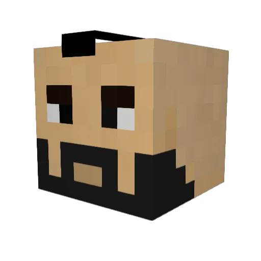 KareeMaree Minecraft avatar head, 3D render