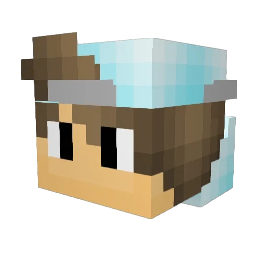 KareemG4mer Minecraft avatar head, 3D render