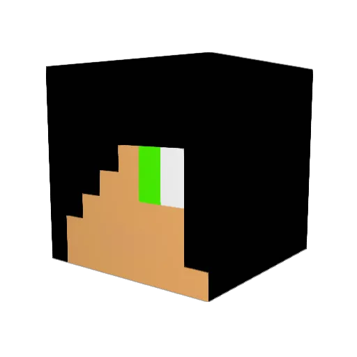 KarenP Minecraft avatar head, 3D render