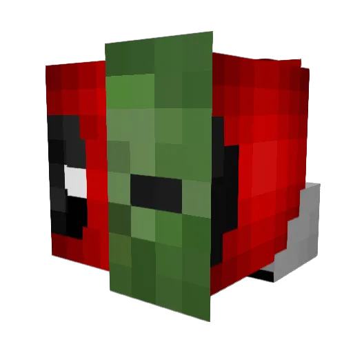 Kargamias Minecraft avatar head, 3D render