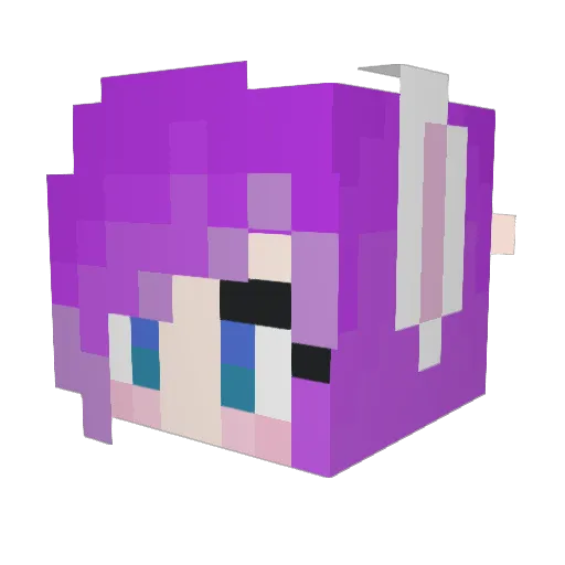 Karge807 Minecraft avatar head, 3D render