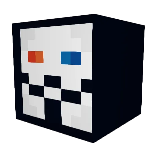 Kari209 Minecraft avatar head, 3D render