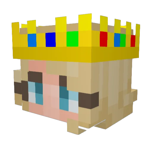 KariKopi Minecraft avatar head, 3D render