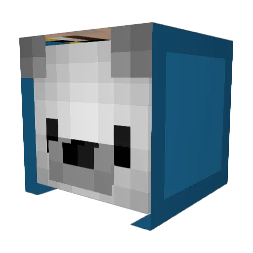 Karim_AYK Minecraft avatar head, 3D render
