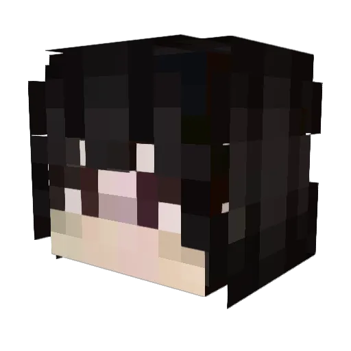 KarinaFan83 Minecraft avatar head, 3D render
