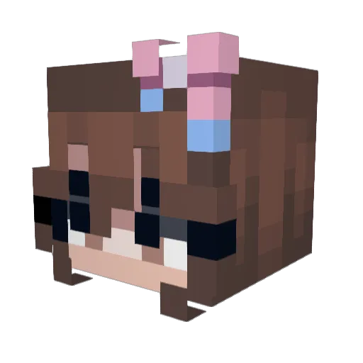 KarincaBoii Minecraft avatar head, 3D render