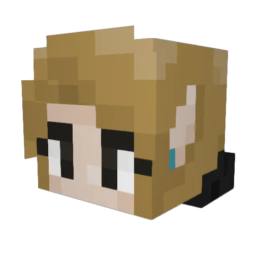 Kario_Kush Minecraft avatar head, 3D render