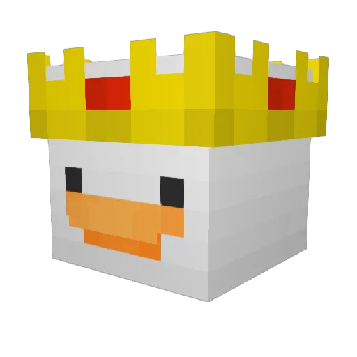Kariui Minecraft avatar head, 3D render