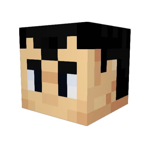 KarixLP Minecraft avatar head, 3D render