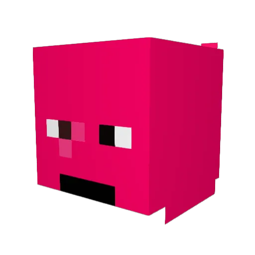 Karkamluk Minecraft avatar head, 3D render