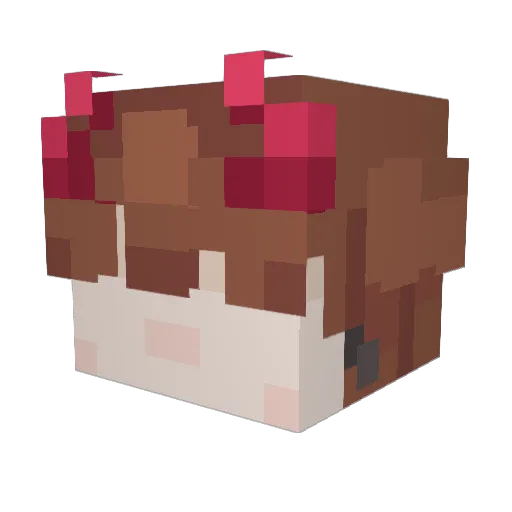 Karl85 Minecraft avatar head, 3D render