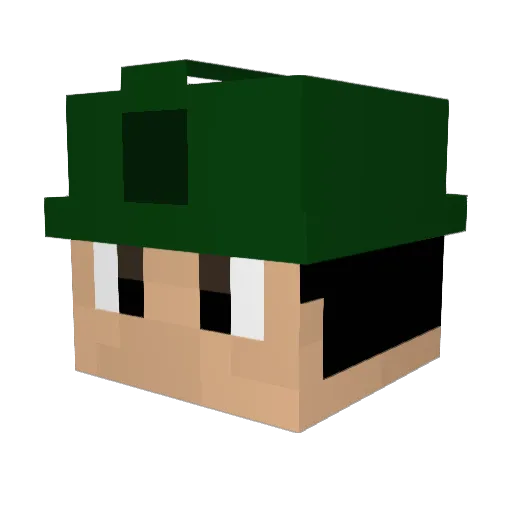KarlEl131 Minecraft avatar head, 3D render