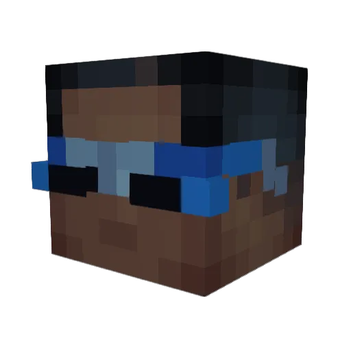 KarlGustavGurke Minecraft avatar head, 3D render