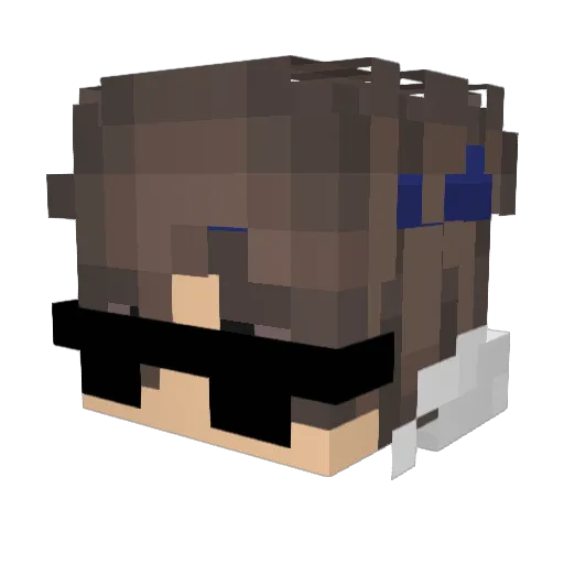 KarlMarcus Minecraft avatar head, 3D render