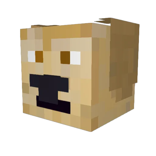 KarlMayer14 Minecraft avatar head, 3D render