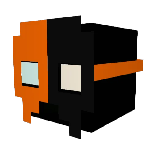 KarlPoulsenvil Minecraft avatar head, 3D render