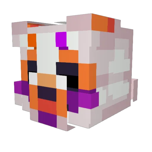 KarlTheHonk Minecraft avatar head, 3D render