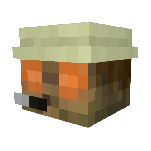 Karl_Hungus Minecraft avatar head, 3D render