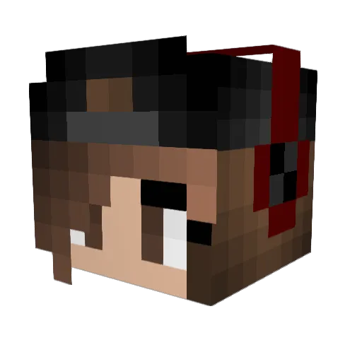 Karla_AC Minecraft avatar head, 3D render