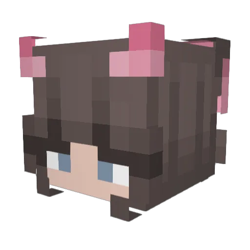 Karla_sleeps Minecraft avatar head, 3D render
