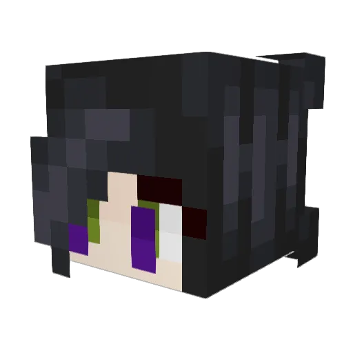 KarleyTheKiller Minecraft avatar head, 3D render