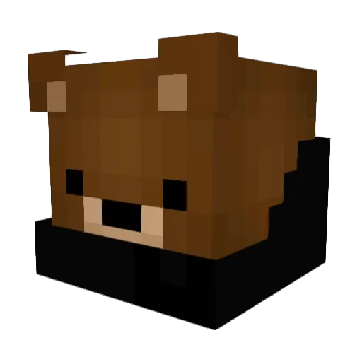 Karli111 Minecraft avatar head, 3D render