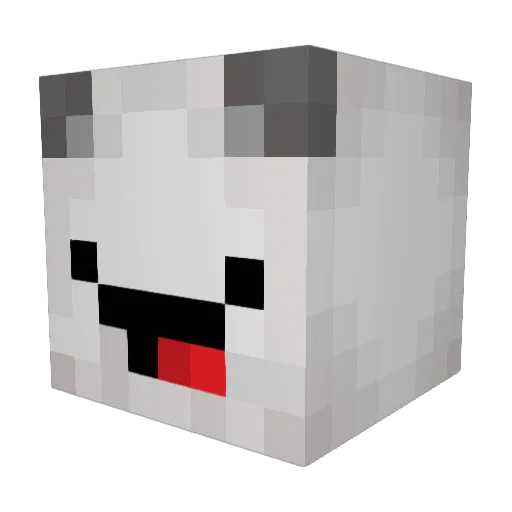 Karlinne Minecraft avatar head, 3D render