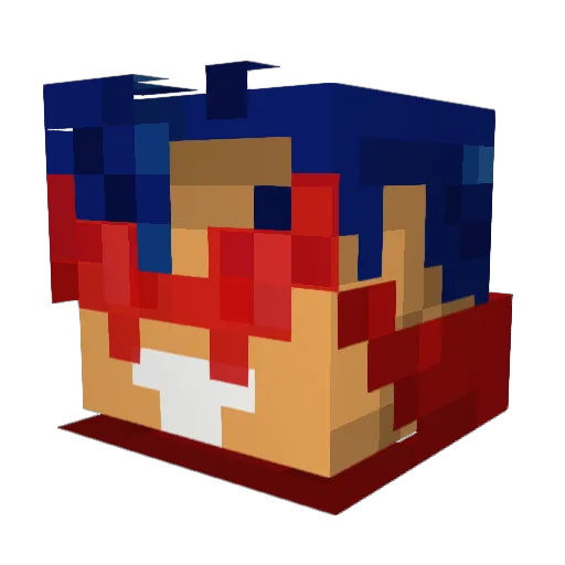 Karlitos_999 Minecraft avatar head, 3D render