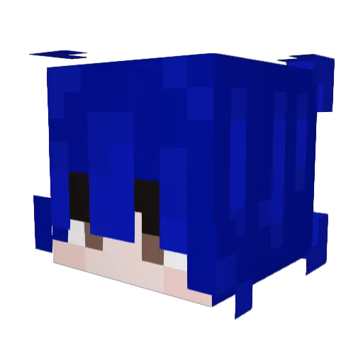 KarloRARE Minecraft avatar head, 3D render