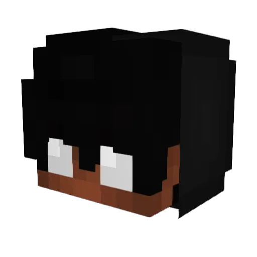 KarlosP_ Minecraft avatar head, 3D render