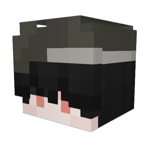 Karlos_V_ Minecraft avatar head, 3D render