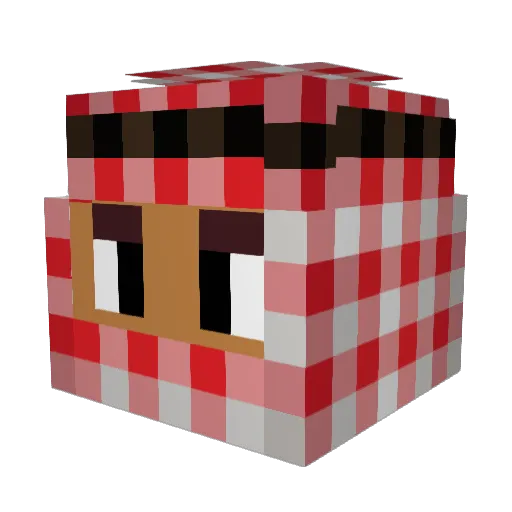 Karlson05 Minecraft avatar head, 3D render