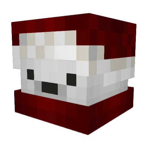 Karlsruhe Minecraft avatar head, 3D render