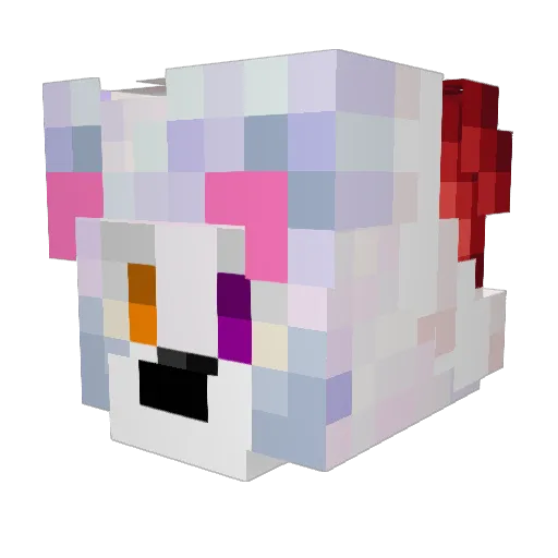Karma1126 Minecraft avatar head, 3D render