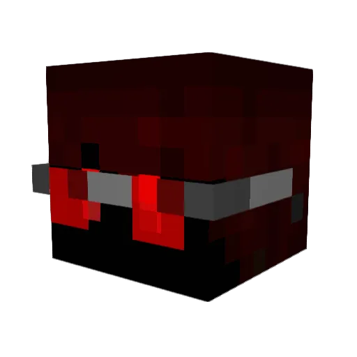 Karma1679 Minecraft avatar head, 3D render
