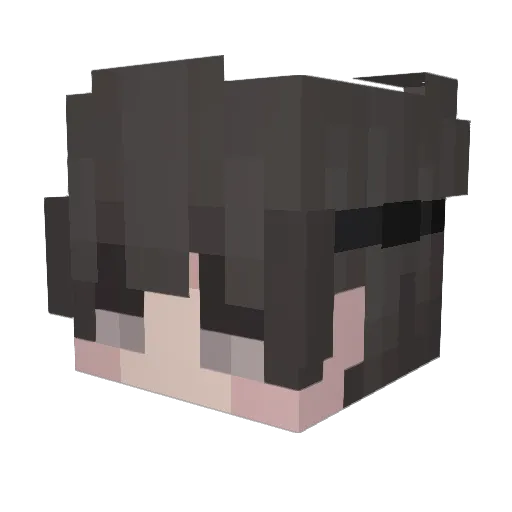 KarmaD0u Minecraft avatar head, 3D render