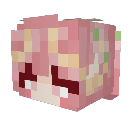 KarmaIsMy Minecraft avatar head, 3D render