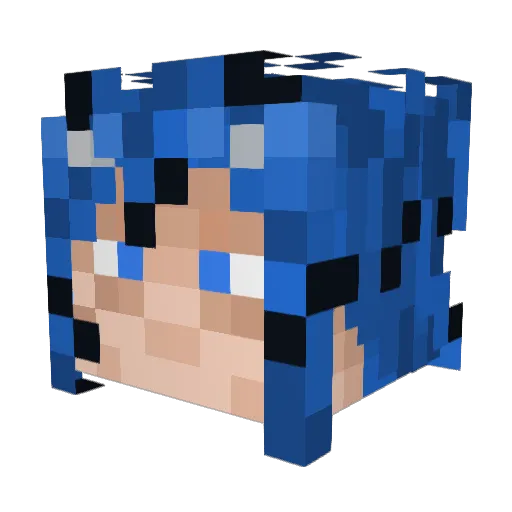 KarmaKiller513 Minecraft avatar head, 3D render