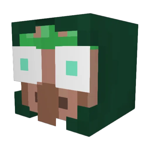 KarmaOnToast Minecraft avatar head, 3D render