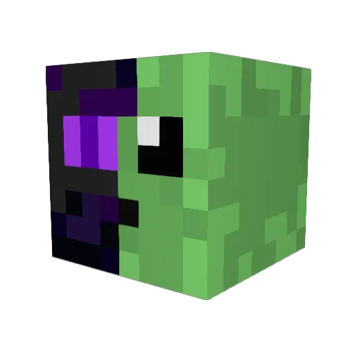 KarmaSBack Minecraft avatar head, 3D render