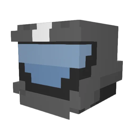 Karma_ALD Minecraft avatar head, 3D render