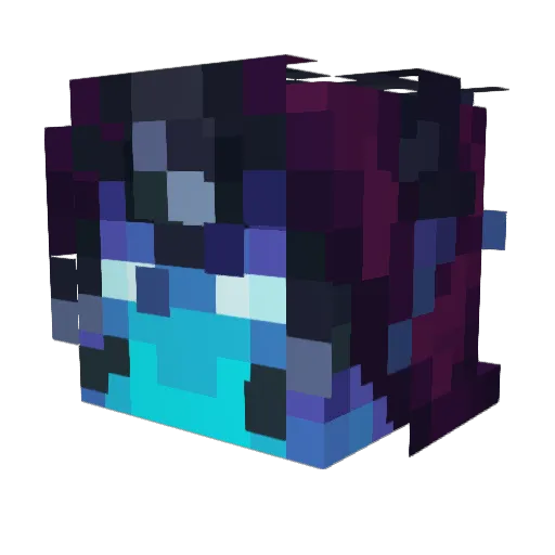 Karmagedon06 Minecraft avatar head, 3D render