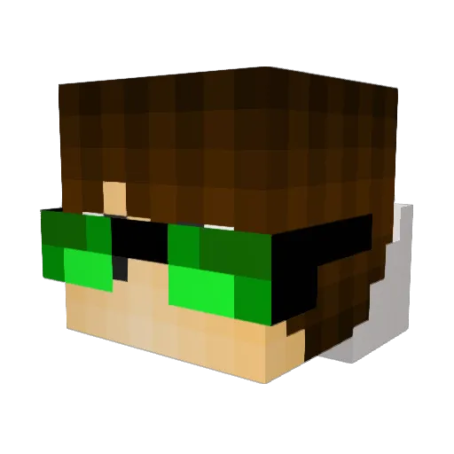 KarmaisHigh Minecraft avatar head, 3D render