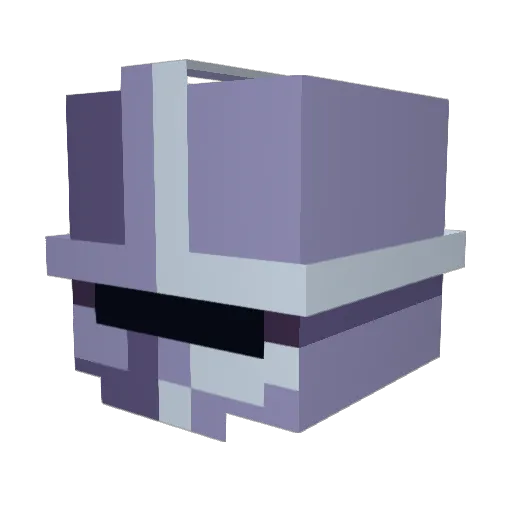 Karmane Minecraft avatar head, 3D render