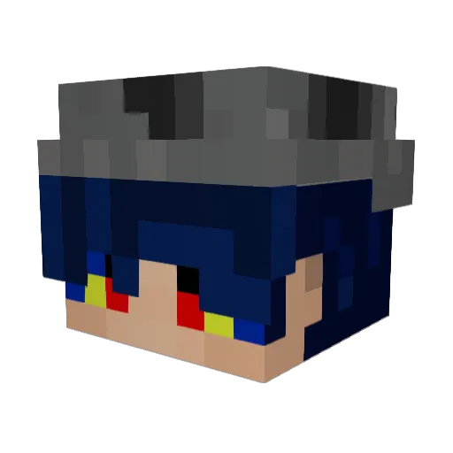 KarmicThunder47 Minecraft avatar head, 3D render