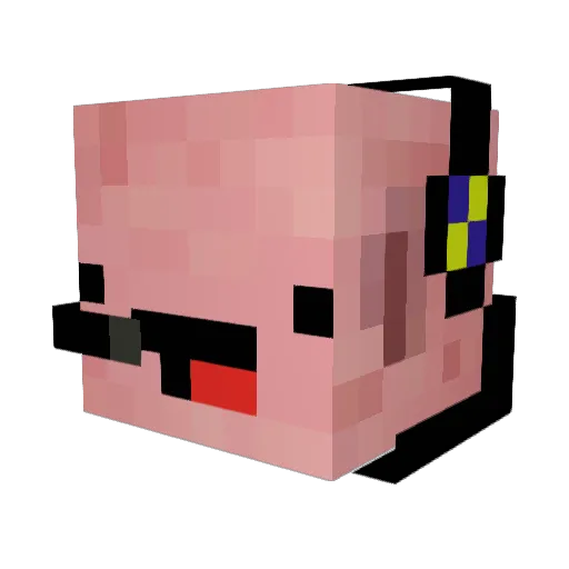 Karnage117 Minecraft avatar head, 3D render