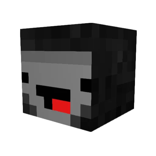 Karnage_v2 Minecraft avatar head, 3D render